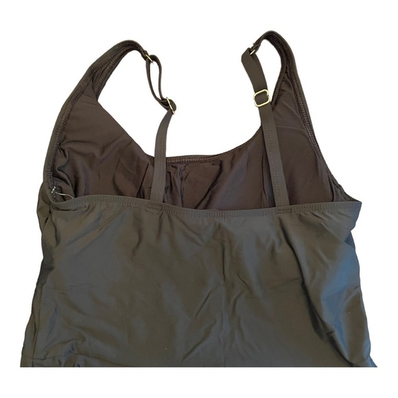 ATHENA Women's Standard Ruffle Waist Swimsuit Tankini Top - Picture 7 of 12